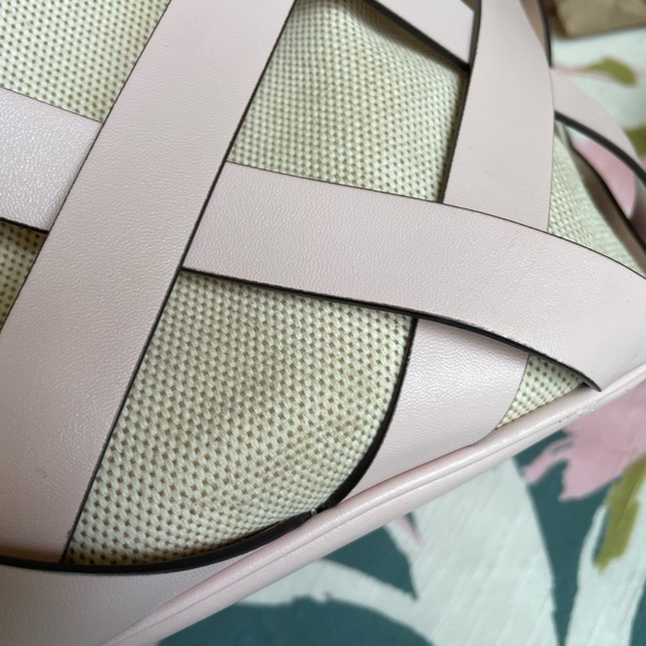 🌼 Summer Bag Blowout 🌼 Michael Kors Ballet Pink Woven Leather Tote - Picture 14 of 15